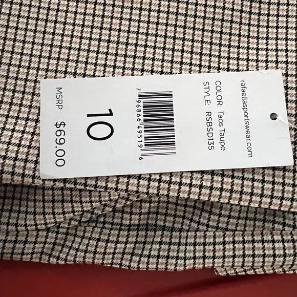 NWT Raffaella The Slim Ankle High Rise Pant Women's Size 10 - Picture 4 of 8